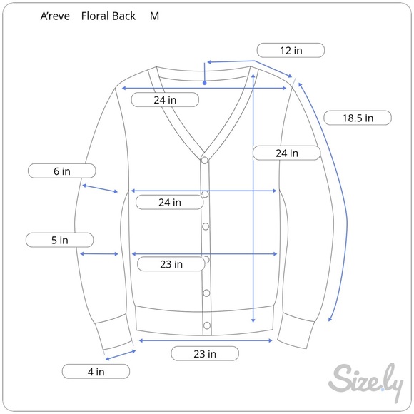 Black Delicate Knit Floral Back Cardigan - Picture 6 of 7